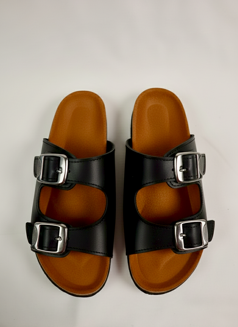 Atlas Sandel - Black Leather