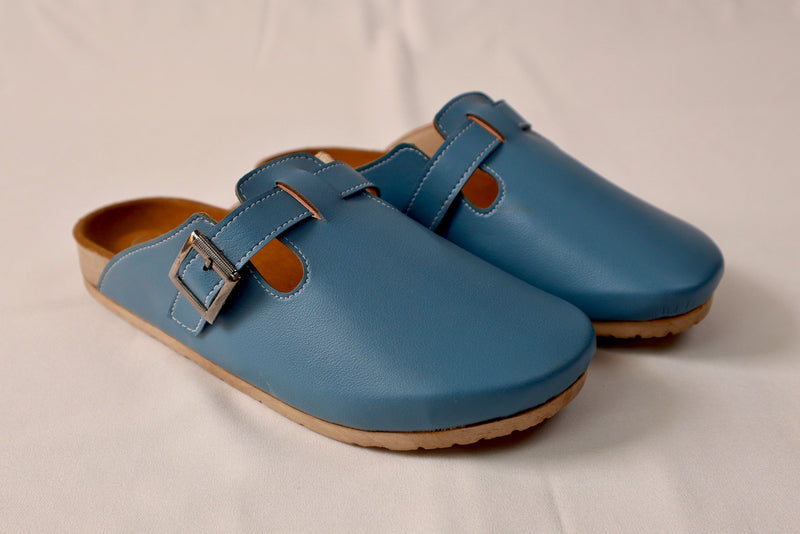 Jeans - Leather clog