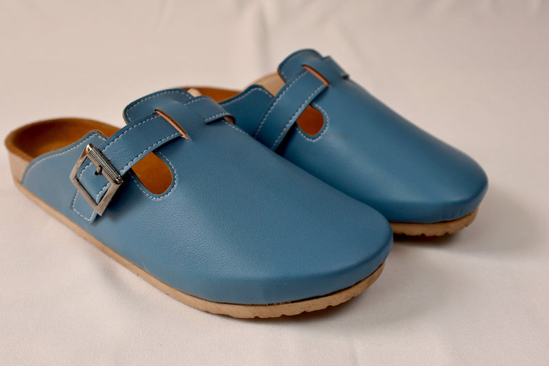Jeans - Leather clog