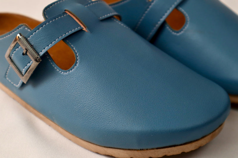 Jeans - Leather clog