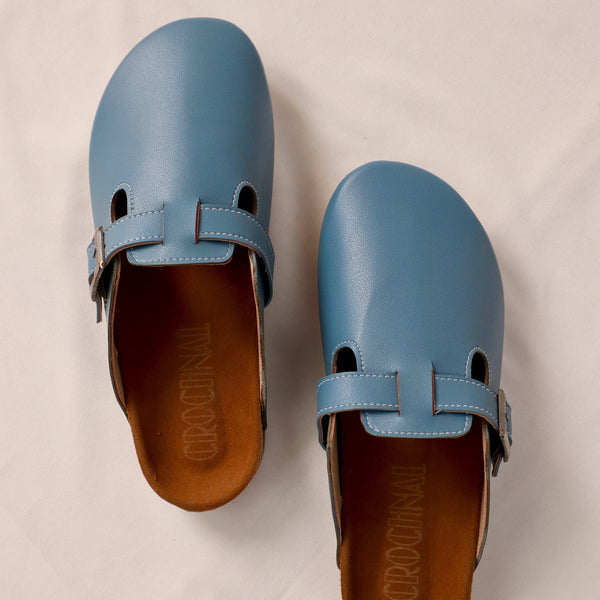 Jeans - Leather clog