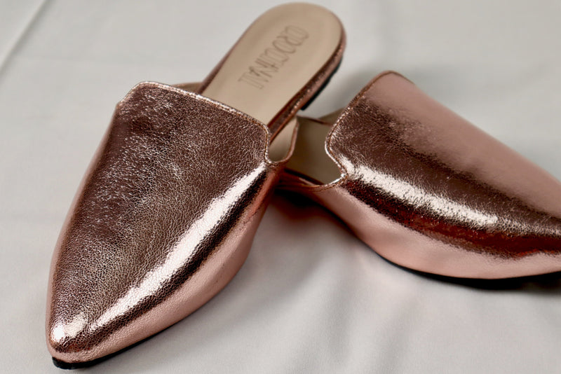 Rose mule - Elegant gleam