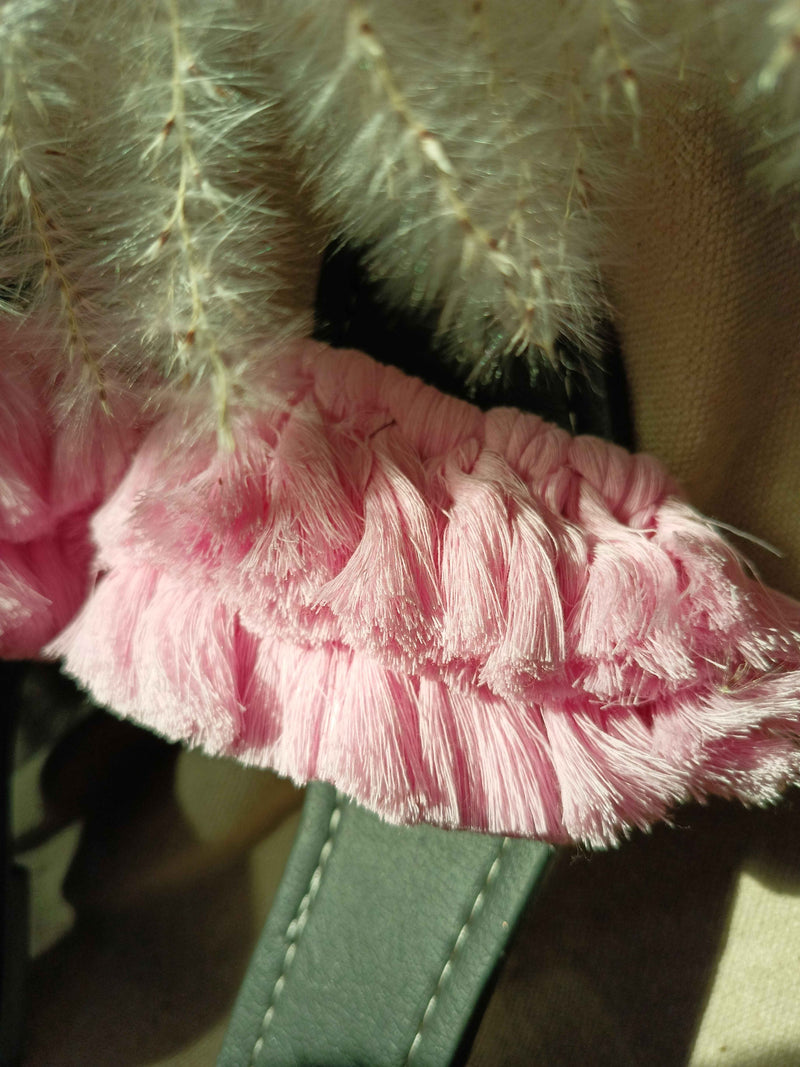 Simple Fluffy - Flat Macrame Slippers