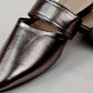 Smokey mule - Elegant gleam ribbon touch